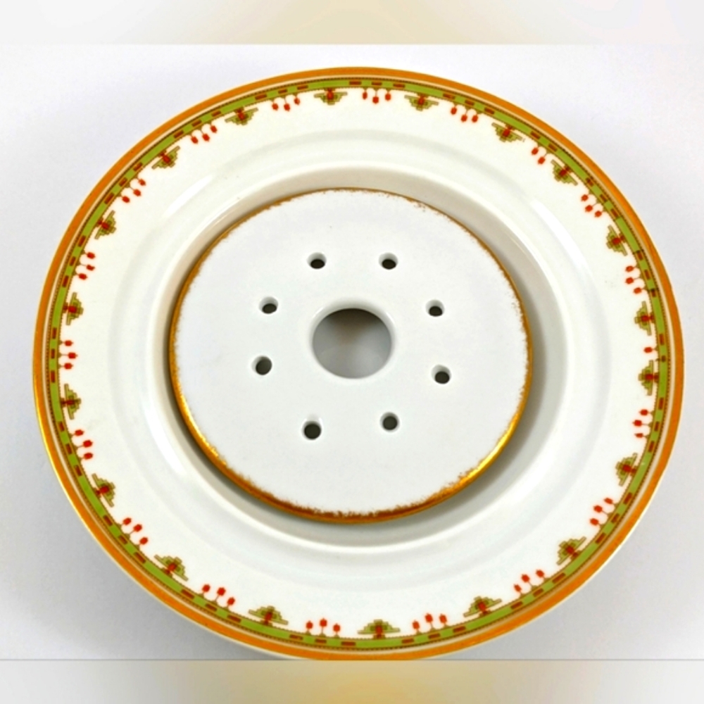 Antique Theodore Haviland Butter Dish 2 Piece (minus lid) - Picture 2 of 7
